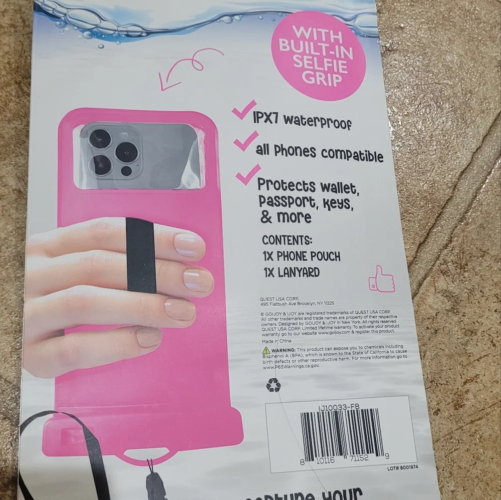 New phone pouch